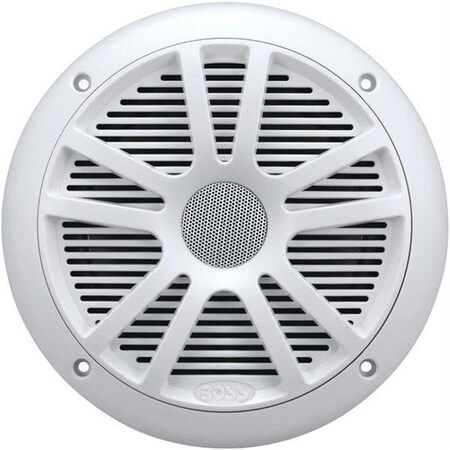 Boss Boss MR6W Marine 6.5 in. Dual Cone Speakers - White MR6W